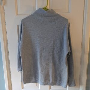 NWOT Chelsea & Theodore Light Blue Cowl Neck Sweater